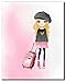 BigWig Prints Paris Wall Decor For Girls Room - Pink Paris Wall Decor, Room Bedroom For Girls, For Bedroom, Pictures - Set Of 4 (8x10”) Unframed