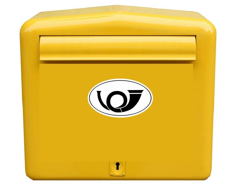 Posthorn Sticker Letter Box Sticker Symbol Sticker (RPMt6/9) (10 cm)
