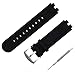 Adebena Silky Soft Silicone Watch Band Quick Release Watch Strap for Pebble Steel