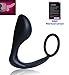 Lover Fire P Erection Enhancing Cock Ring & Butt Plug 2 in 1– Medical Grade Silicone Anal Sex Toy For Adult Man And Woman – Larger, Thicker Erections – Incredible Orgasms with lube