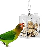 KINTOR Parrot Creative Foraging Toy Feeder Bird Cage, Small Size 2.37x2x3.2inch