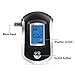 Breathalyzer, Breath Alcohol Tester, Digital Battery Power Alcohol Detector, BAC Tracker with Mini Blow Pipe and LCD Display (Black)