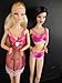 Underwear Bra and Panty Set in Hot Pink with Nightie Made to Fit Barbie Doll
