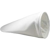 Duda Diesel Polyester Felt (PESP1S) Filter Bag Size#1, 7" x 16" 1/2 Micron, 5 Pack
