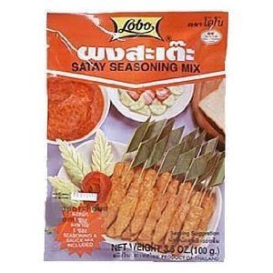 Lobo Brand Thai Satay Mix (Peanut Sauce) 3.5 Oz Each - 5 Packs - //coolthings.us