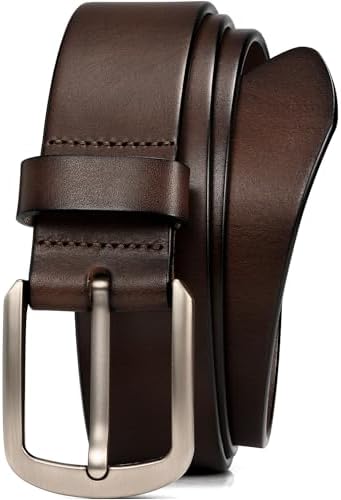 WOLFANT Full Grain Leather Belt for Women,1.1 display picture 3