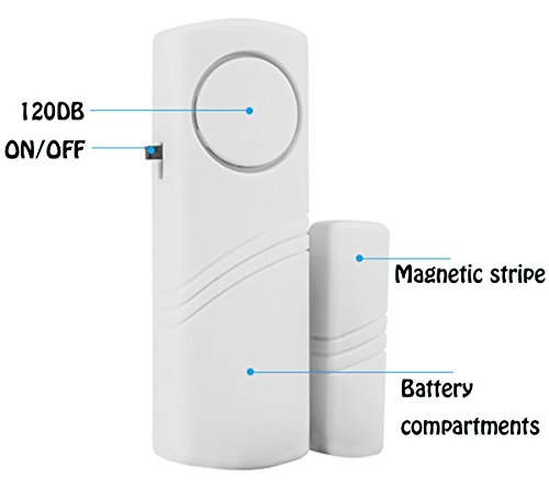 Wireless Entry Home Door Window Burglar Alarm With 10 PCS Safety Security ALARM System Magnetic Sensor