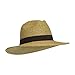 Straw Panama Fedora Sun Hat w/ Drawstring, SPF UPF 50 UV Blocking Protection