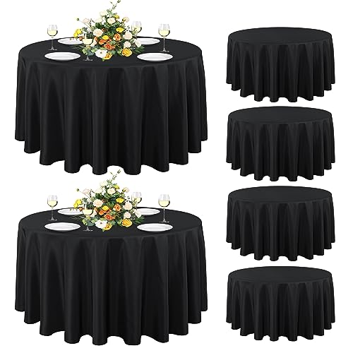 Sancua Round Tablecloth Black