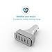 Car Charger: Stalion 5-Port Multiple USB Rapid Travel Adapter for iPhone 6 6s 7 Plus Samsung Galaxy S7 S6 Edge+ GPS Smartphones & Tablets (White)