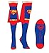 Superman Suit Up Over the Knee Cape Sock