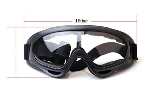 WalkingMan Skull Airsoft Mask and Goggles - Tactical Lower Face Mask Steel Metal Mesh - for BB Gun/CS Game/Paintball - Outdoors Ghost Mask Army for Men&Women (Black gogles)