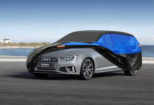 GUNHYI Breathable Waterproof Car Cover, Station Wagon Cover for Cars Audi A4 S4 RS4 Avant Allroad, Full Garage Car Tarpaulin for Protection Against Rain, Sun and Dust.