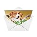 NobleWorks - Jumbo Thank You Card with Envelope (8.5 x 11 Inch), Animal Notecard, Thankful Friend - This Much Dog Thank You J2232TYG
