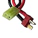 Allytech 10 x100mm Length Dean's T Plug Tamiya Mini Female to Male Connector Adapter