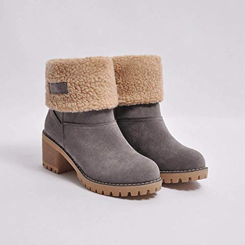 image for Londony♥‿♥ Clearance Sales,Women's Fashion Boots Fold Down Fur T