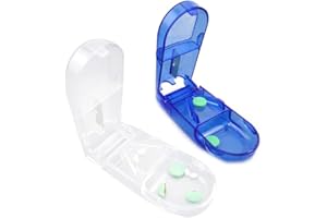 Premium Quality Pill Capsules Medicine Dose Tablet Cutter Splitter Division Compartment Storage Box Random Fashion Processing