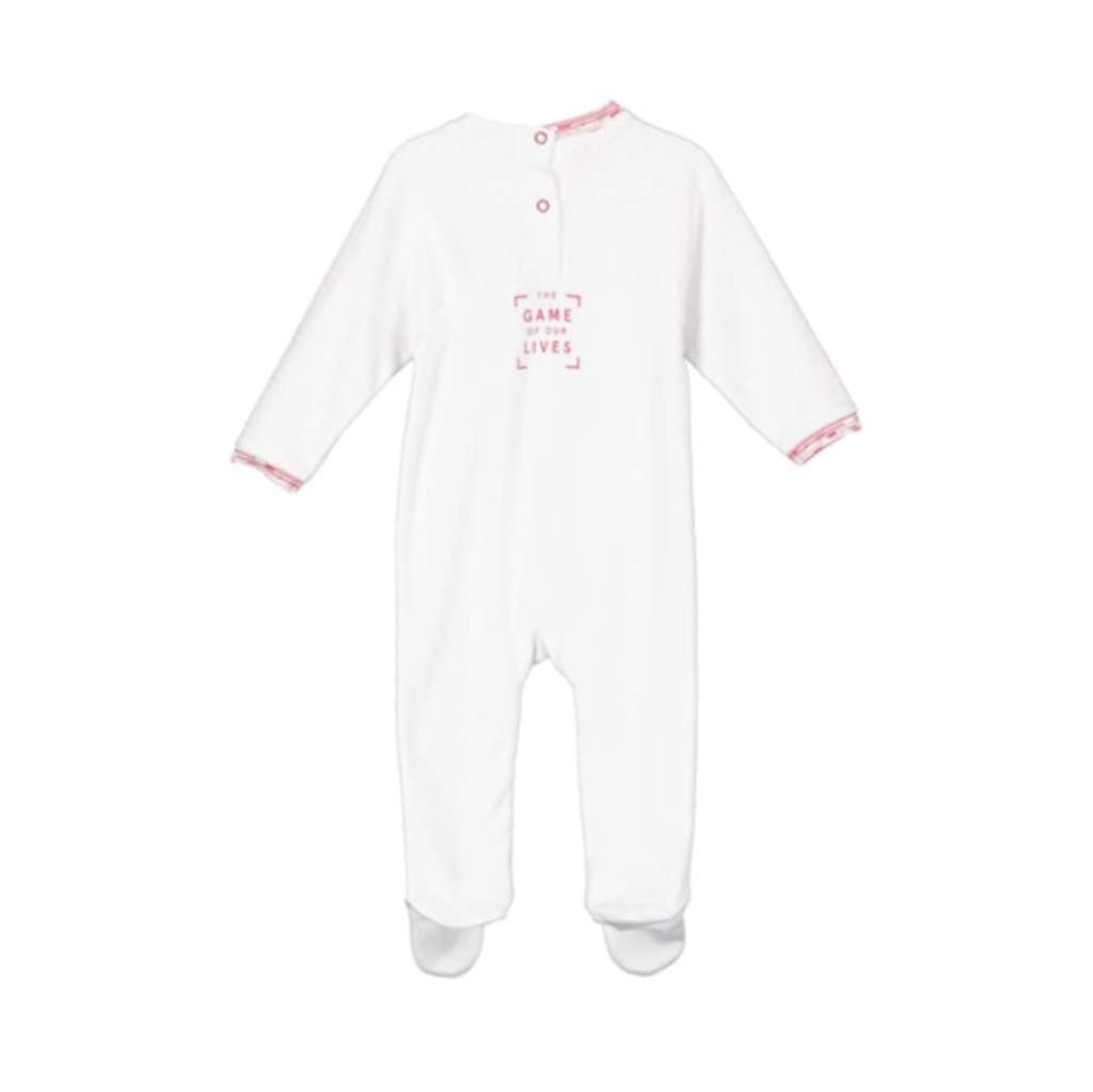 england rugby baby sleepsuit