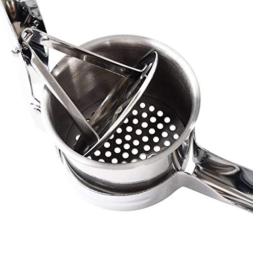 image for Topker Stainless Steel Potato Masher Ricer Puree Garlic Presser Vegeta