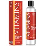 Gold Label Hair Growth Shampoo - Hair Regrowth With Biotin, Argan Oil, DHT Blockers - Fast Hair Loss Treatment for Men and Women - 2 month supply