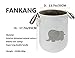 FANKANG Storage Baskets,Collapsible Convenient Nursery Hamper/Laundry Bin/Toy Collection Organizer for Kid's Room（elephant）