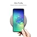 MoKo Compatible with Samsung Galaxy S10 Plus Case, Shockproof Slim Fit Liquid Silicone Gel Rubber Protective Case Soft Touch Back Cover Fit with Samsung Galaxy S10+ 6.4 Inch 2019 - Black