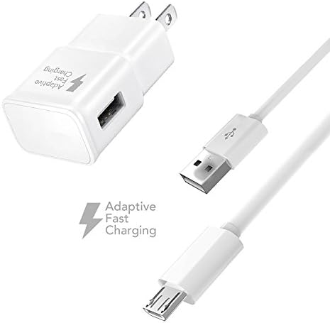 Verizon LG V10 Charger Fast Micro USB 2.0 Cable Kit by Ixir - (Fast Wall Charger + Micro USB Cable)