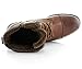 Polar Fox Brady MPX508571 Mens Casual Combat Boots Lace up and Zipper Dark Brown 10.5