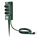 15A Outdoor Power Stake with Weatherproof Covers and Overload Protection Switch, ETL Certified