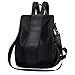 Women Backpack Purse Nylon Fashion Black Backpack Women Lightweight Anti Theft Backpack Rucksack Small Purses for Women Girls Ladies Shoulder Bags Casual Small Daypacks