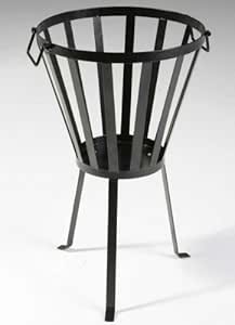 Cuenco de acero inoxidable diseño cilíndrico de acero cesta chalupa