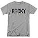 Rocky Movie Logo Italian Stallion Sylvester Stallone T Shirt & Stickers (Large) Athletic Heather
