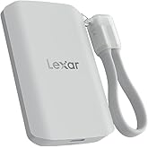 Lexar 1TB ES5 Magnetic External SSD, Up to 2000MB/s, Compatible w/MagSafe, USB-C Smartphones, iPhone 15/16 or Above, PC, Mac, Supports Apple ProRes & Samsung Pro Video, Silver (LES5XXX001T-RNWNU)