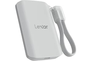 Lexar 1TB ES5 Magnetic Portable SSD, Up to 2000MB/s Read & Write, MagSafe Compatible, Compatible with PC, Mac, Tablets, Smart
