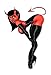 Red Devil Black Leather Boots Pin up Girl Decal 6