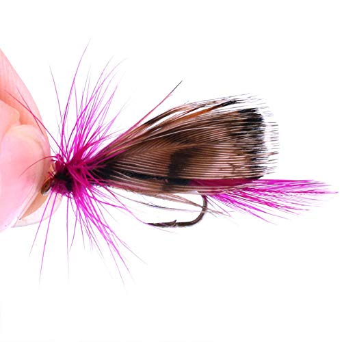 Centishop 32PCS Artificial Fishing Lure Set,Fly Fishing Lure Set Artificial Insect Bait Trout Fly Fishing Hooks Tackle with Case Box