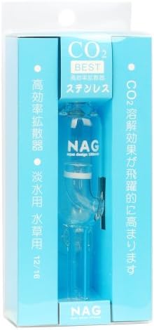 NAG Aquarium CO2 Air Glass External 12/16mm Diffuser for Water Filter Tubing