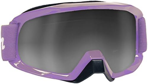 Typhoon Motocross Offroad ATV Dirt Bike MX Goggles , Purple w/ Silver &amp; Clear Lens