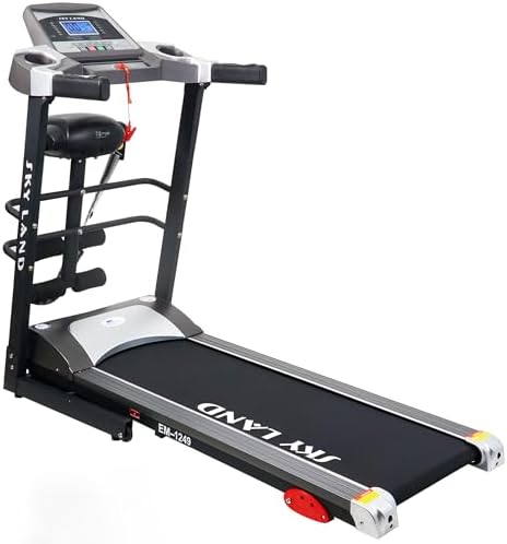 SKY LAND Treadmill With Massager (4HP Peak DC Motor) and Built In