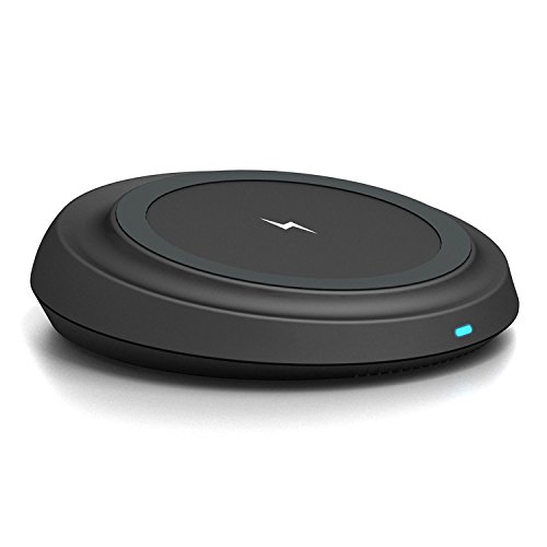 Fast Wireless Charger, Jelly Comb Quick Wireless Charging Pad Stand for Samsung Galaxy S8/S8 Plus/S7/S7 Edge/S6/S6 Edge/S6 Plus/Note5 (round charger pad)