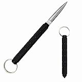 YESSQ Pocket Folding Knife - EDC and Tactical Pocket Knife Stainless Steel Blade with Glass Broker (Black)