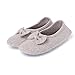 L-RUN Women’s Ballerina Style Slippers Anti-Skid House Indoor Shoes Washable