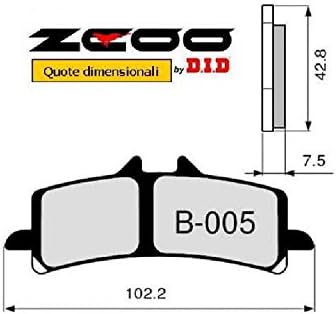 45b00500 Brake Pads zcoo (B005 EX) MV Agusta F4 1000 S – R – RR – Arrows Tri-Colour – RC 2010 – 2015 (Front)
