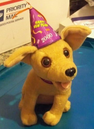 Amazon Com Plush Talking Taco Bell Dog Happy New Year 2000 New