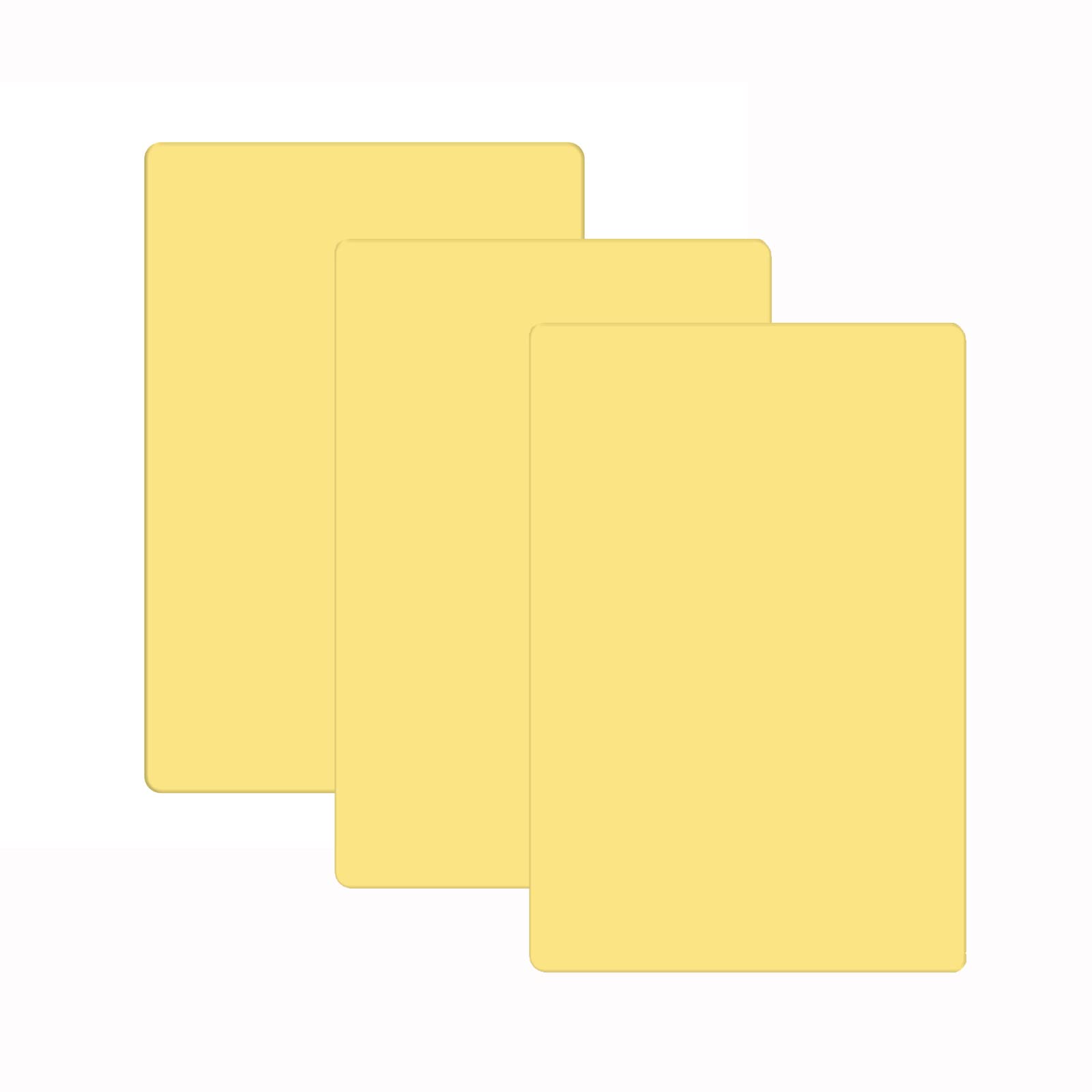 ATOMUS 3Pcs 3mm Blank Tattoo Practice Skin Sheet 29.5x 20cm Double Sides Silicone Microblading Tattoo Practice Skin Artificial Skin for Beginners and Experienced Tattooers