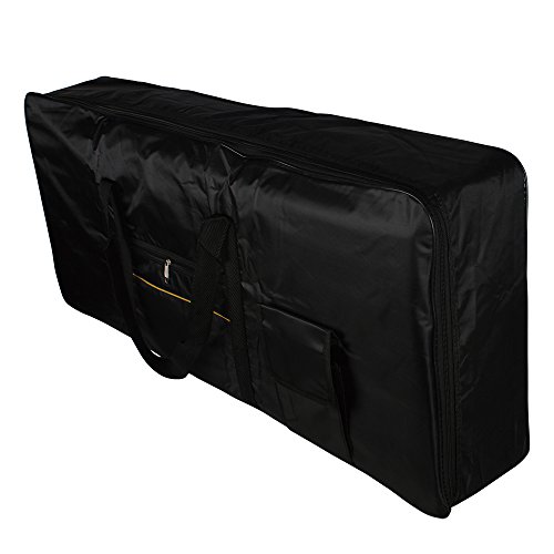 image for Andoer Portable 61-Key Keyboard Electric Piano Padded Case Gig Bag Oxf
