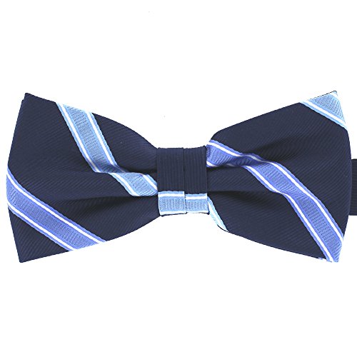 Tok Tok Designs® Handmade Men Bow Ties - B209 (Navy Blue)