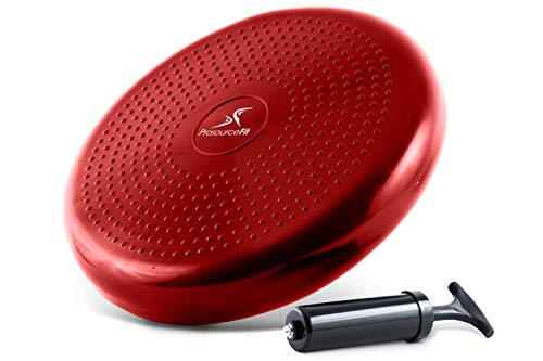 ProsourceFit-Core-Balance-Disc-Trainer-14-Diameter-with-Pump-for-Improving-Posture-Fitness-Stability