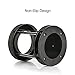Aobelieve Acrylic Speaker Stand for Alexa Amazon Echo, Black