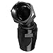Vincos Aluminum Oil Fuel Line Fitting 45 Degree Elbow AN16 16 AN Swivel Seal Hose End, Black Anodized